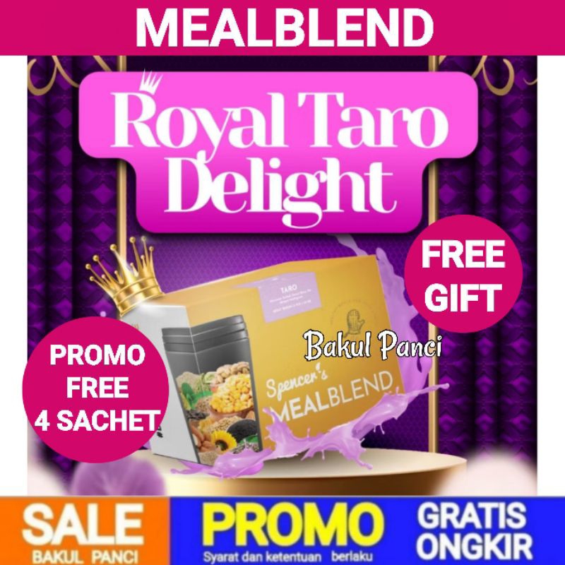 

SPENCER'S MEALBLEND - COMPLETE NUTRITION MEAL REPLACEMENT - SPENCER MEAL BLEND - NUTRISI HARIAN ALAMI DIET SEHAT METABOLISM BOOSTER - TARO