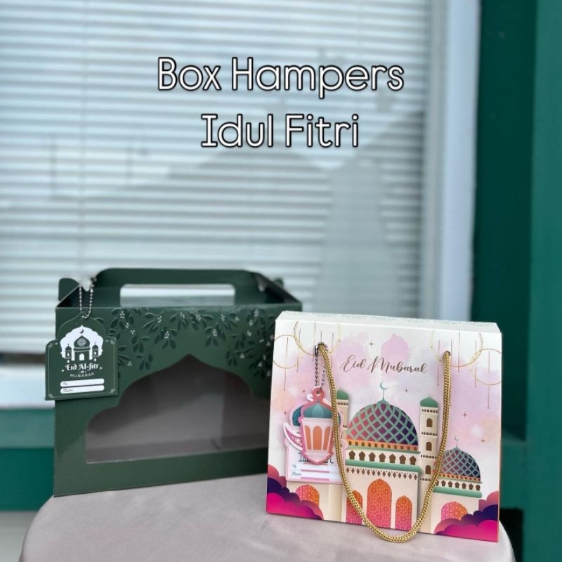 

(Ready Stock) Kotak Hampers Gable Box Idul Fitri Lebaran Kue Kering Sejadah
