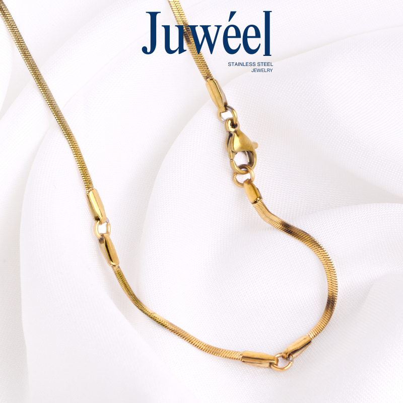 Juweél Hella Herringbone Stainless Steel Necklace