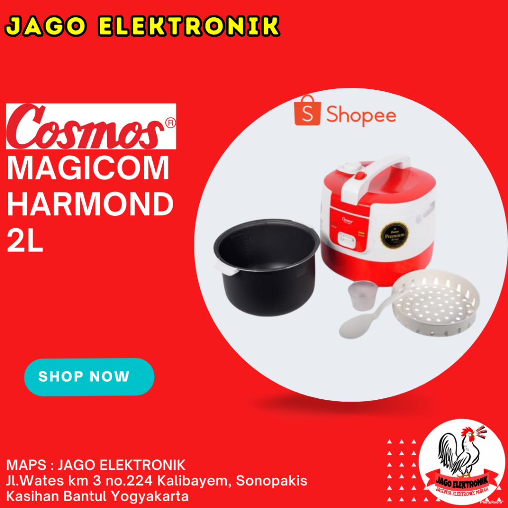 Magicom Cosmos Rice Cooker Cosmos CRJ-6288 Harmond