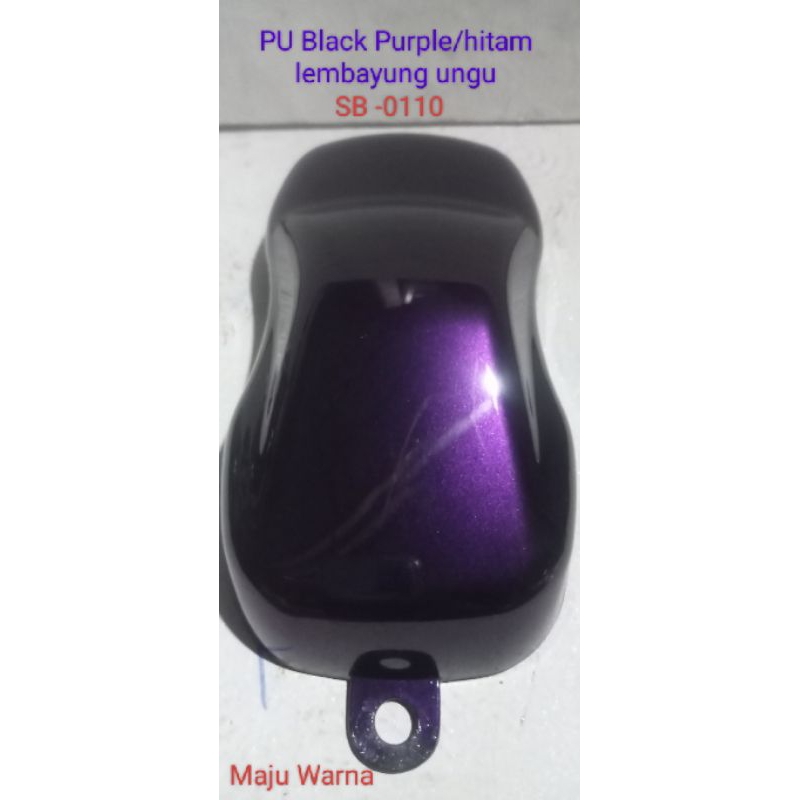Cat PU Black Purple SB -0110/ hitam lembayung violet/cat motor/cat mobil