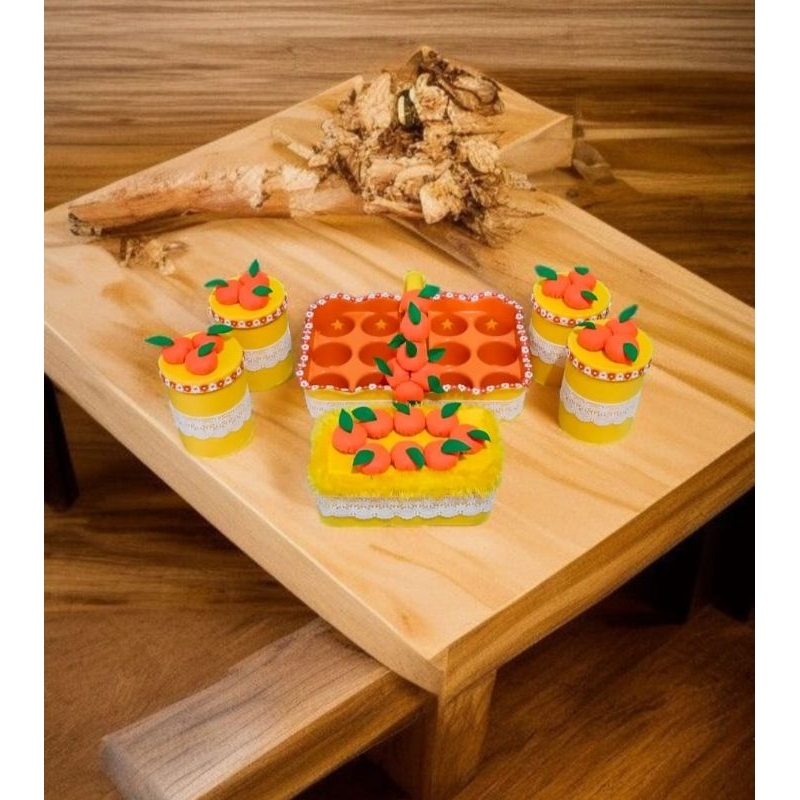 Set toples Lebaran  Fruit series Toples Lebaran set Toples Lebaran Toples flanel Kotis flanel
