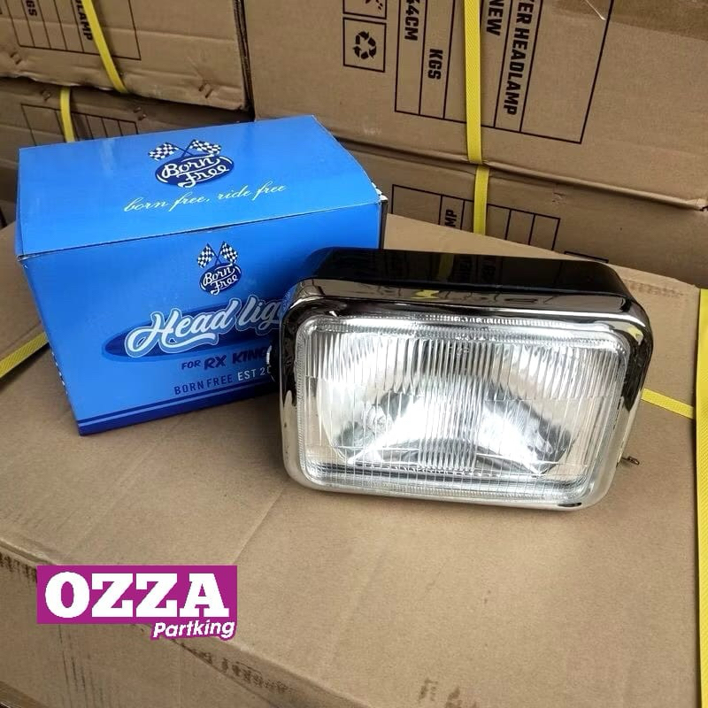 LAMPU DEPAN RX KING COBRA, RX KING MASTER HEADLAMP OVAL