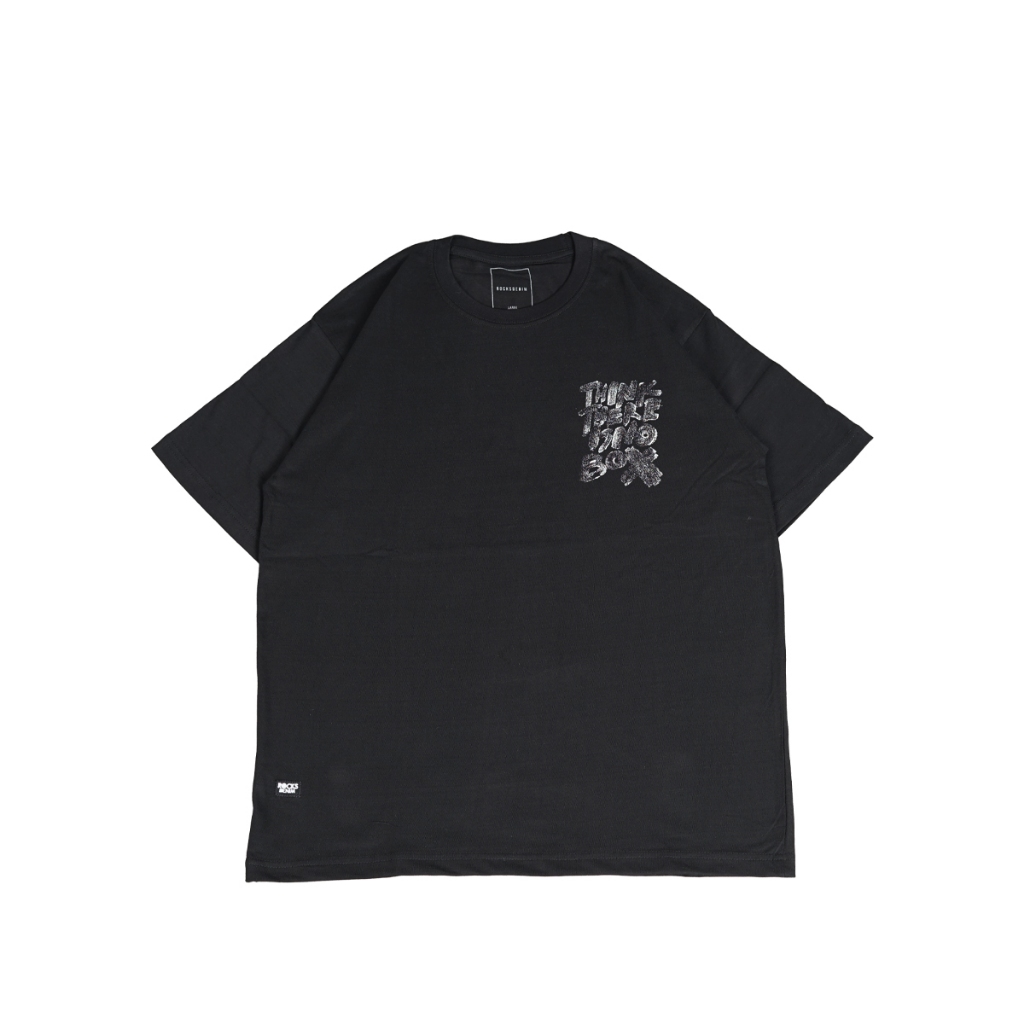 Rocksdenim - T-shirt Oversize Black No Box - Kaos Oversize