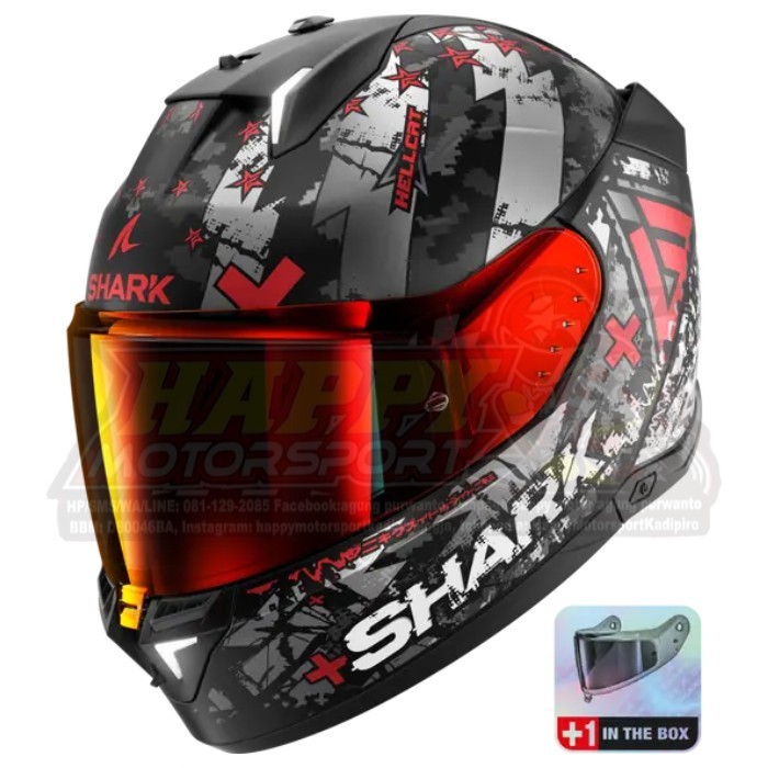 Helm Shark SKWAL i3 Hellcat Matt Full Face