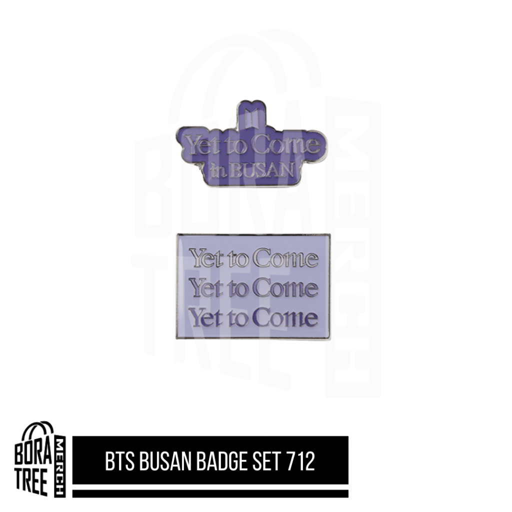BTS BUSAN BADGE SET 712
