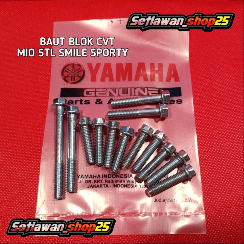 Baut blok CVT Yamaha Mio 5tl Mio sporty Mio smile