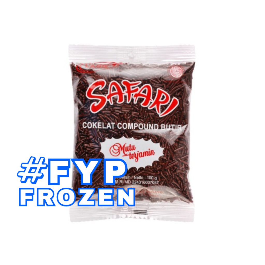 

LAGIE SAFARI MESES COKELAT COMPOUND BUTIR 100GR