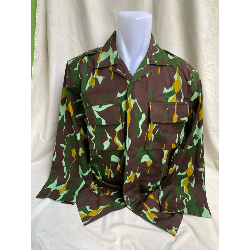 Kemeja BDU PDL Jatah Pembagian Loreng Camo Polisi Brimob (1)