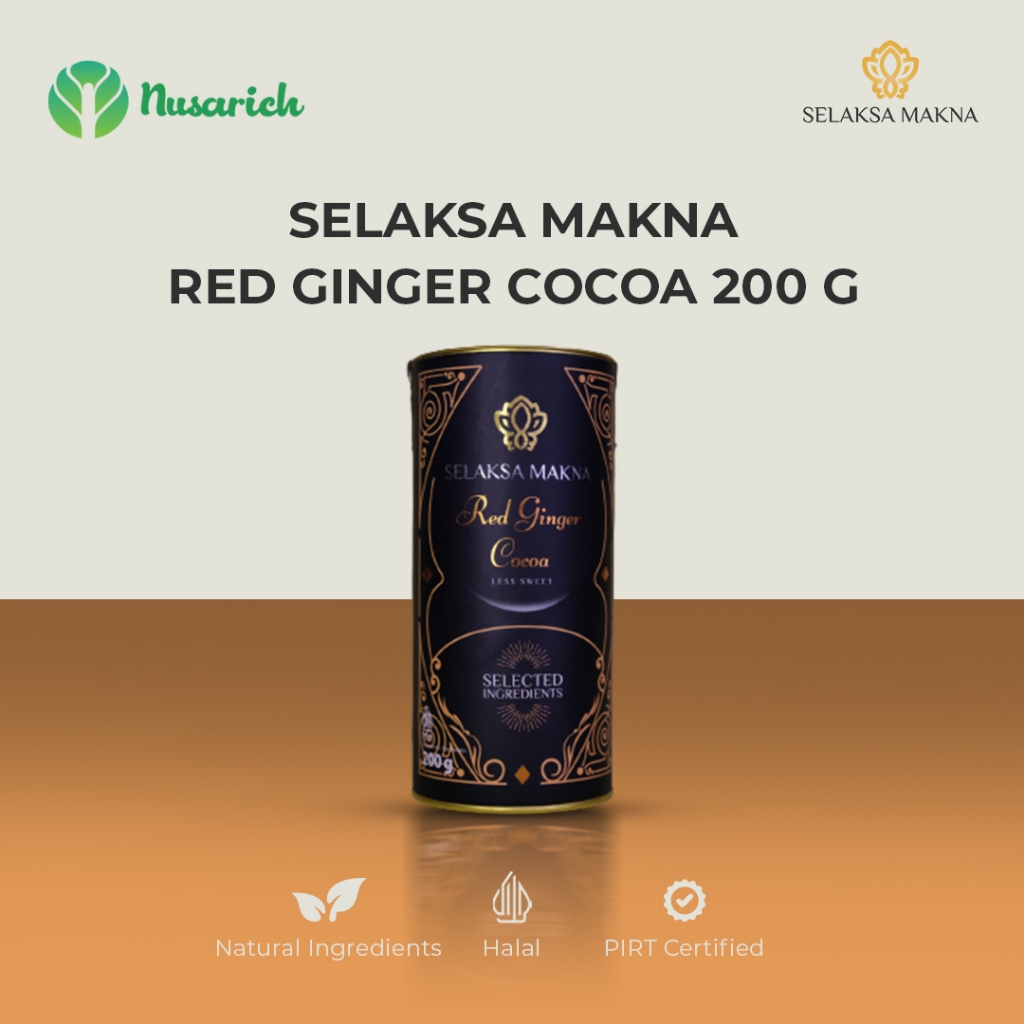 

Selaksa Makna Red Ginger Cocoa Can 200 Gr