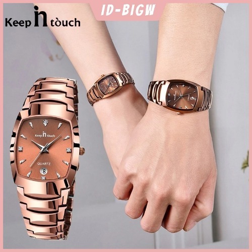 Keep In Touch Jam Tangan Pria Cowok Original Anti Air Tahan Fashion Analog Baja Tungsten Bisnis Terb