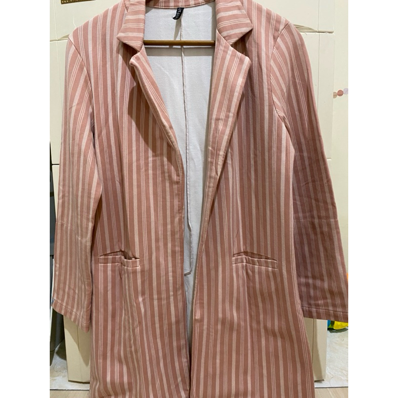 blazer garis preloved