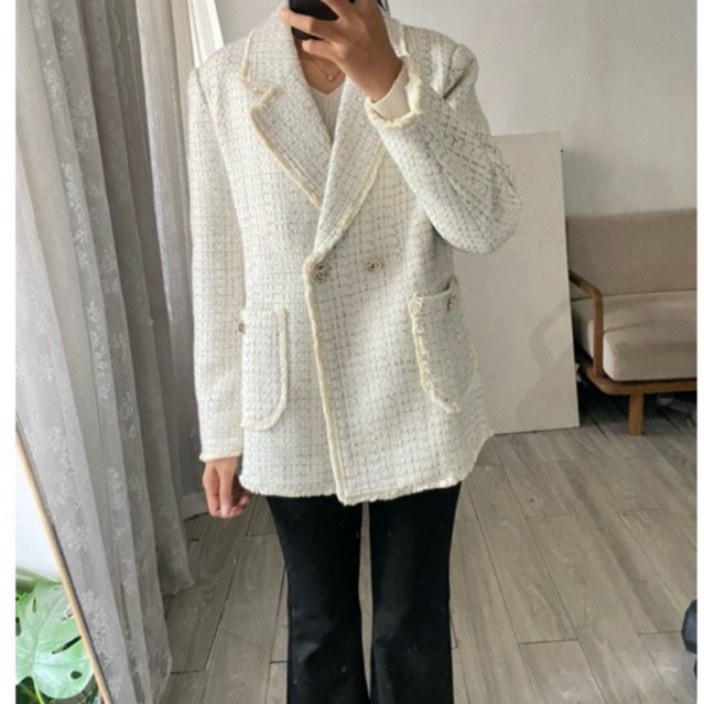 GRACE WOOL TWEED COAT