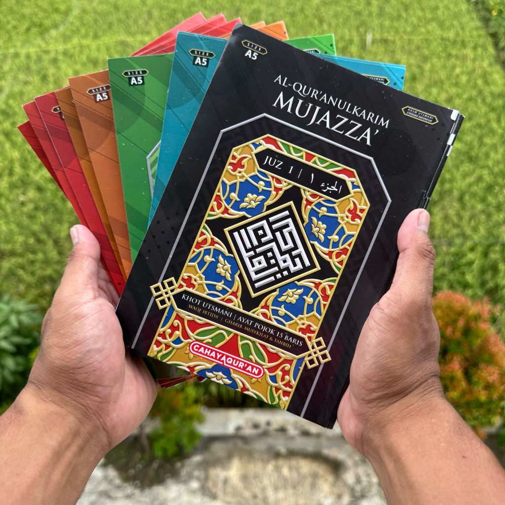 Alquran Mujazza Per Juz A5 Isi Komplit 30 Juz Waqaf Ibtida Cahaya Quran