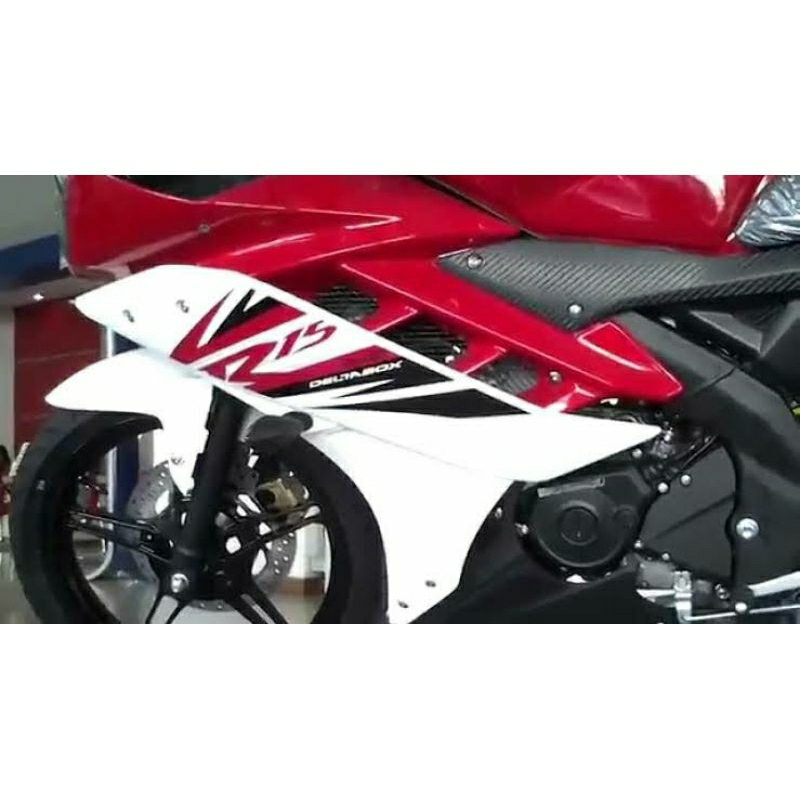 Striping R15 V1 Striping lis Sticker Standar Ori Yamaha R15 V1 2014 Merah Hitam