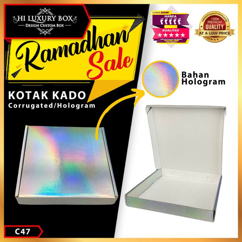 

Kotak Kue|Hologram|Kado|Serbaguna|Packaging|Cake|Box|Dus|C47