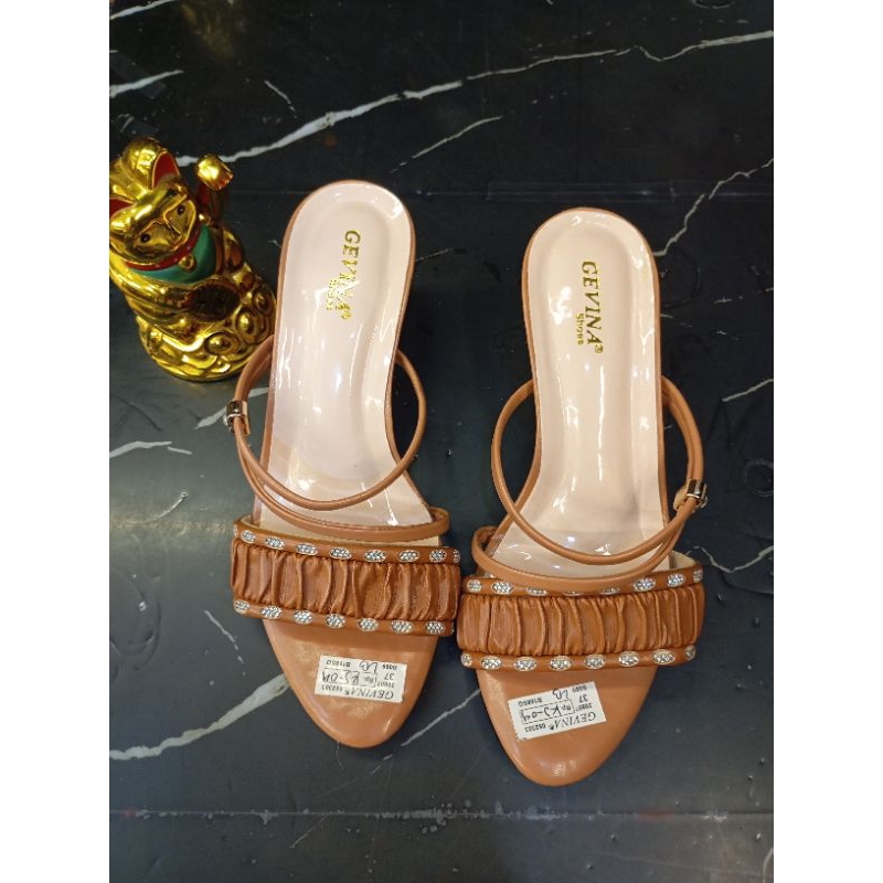 SANDAL HEEL GEVINA TAPAK TAHU 37-40