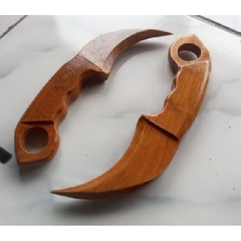 KARAMBIT - KARAMBIT KAYU - KARAMBIT KAYU JATI