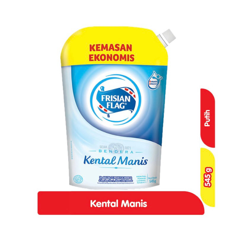 

SUSU FRISIAN FLAG POUCH 545GR PUTIH & COKELAT