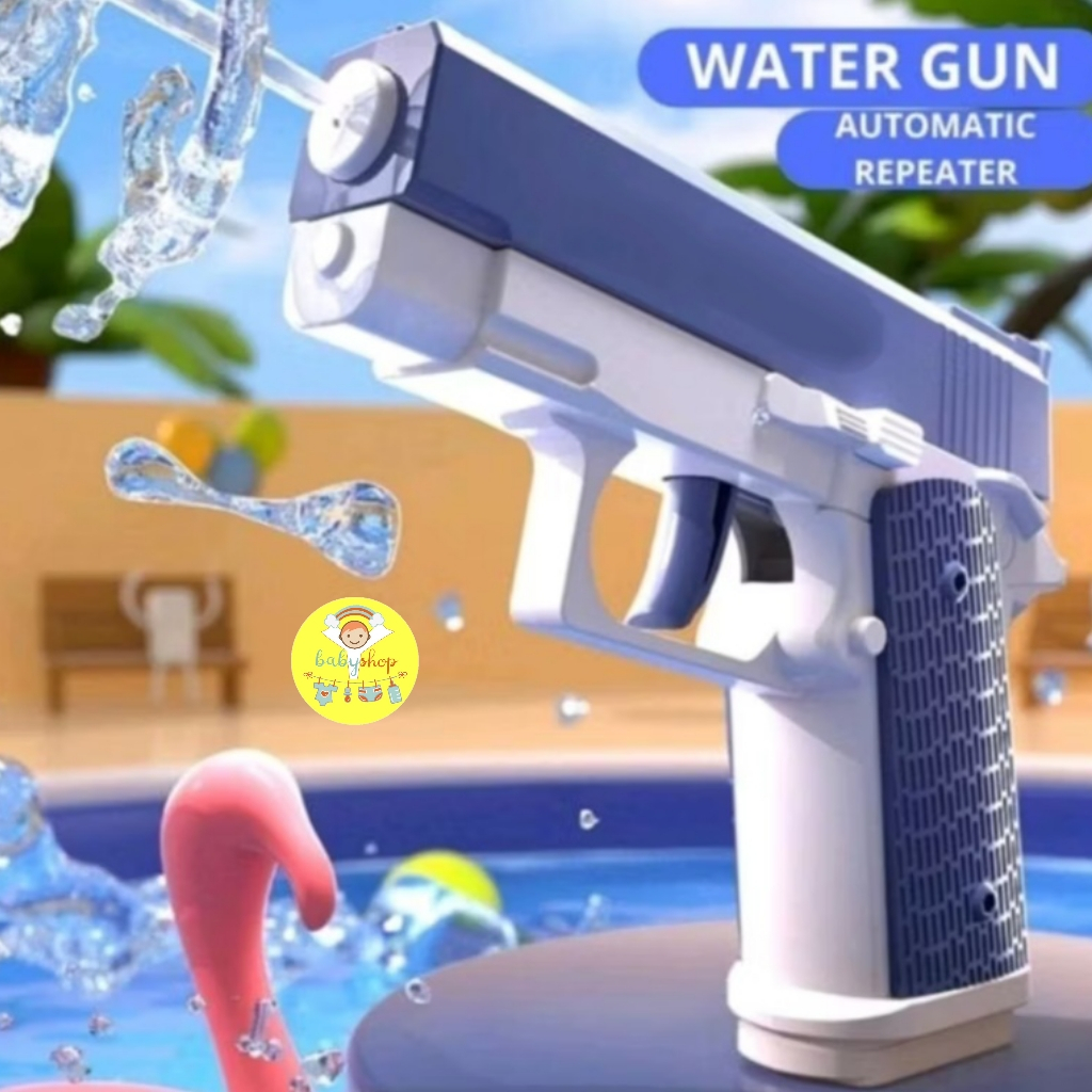 Mainan Anak Tembakan Air Glock Kokang Water Gun Toys