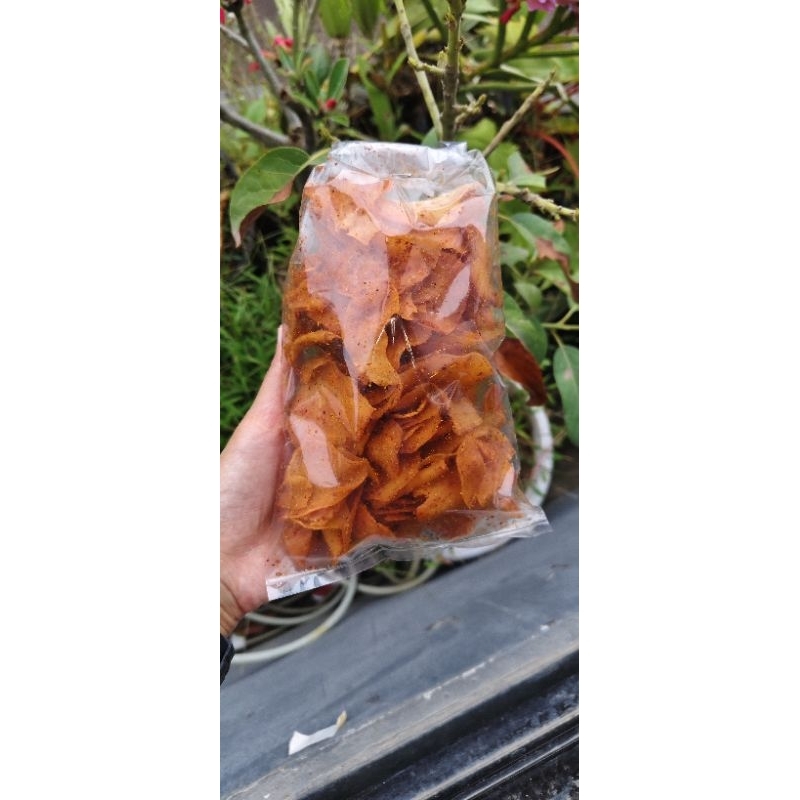 

KERIPIK "TAKUT HABIS" JERUK PEDAS