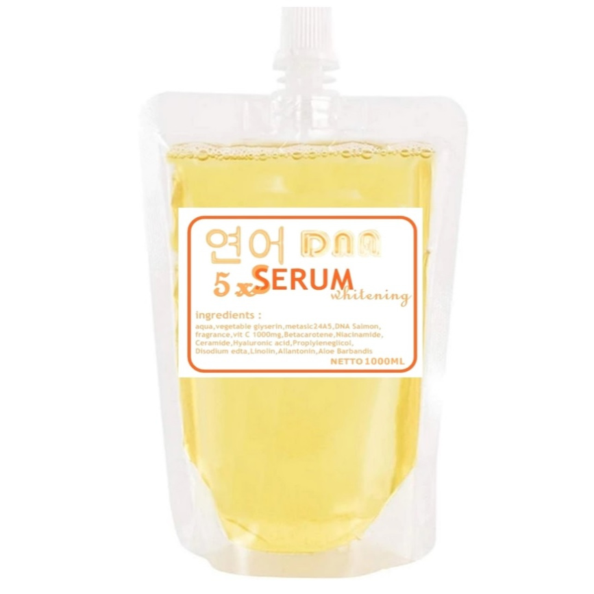 SERUM SALMON DNA SERUM 5X-8X PEMUTIH WAJAH DAN LEHER SERUM THAILAND SERUM KOREA 500ML