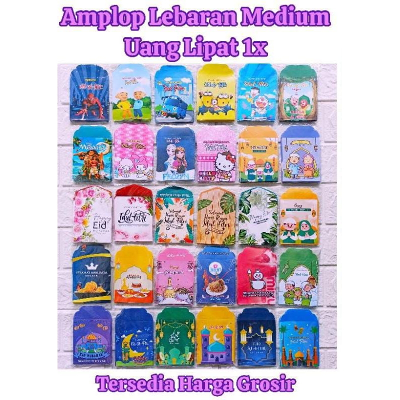 

amplop lebaran medium isi 8