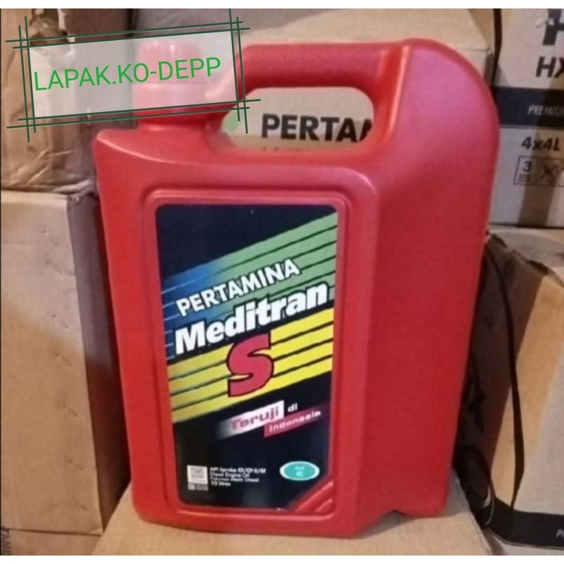 OLI MERDITRAN S SAE 40 10 LITER/OLI PERTAMINA MEDITRAN S 10 LITER