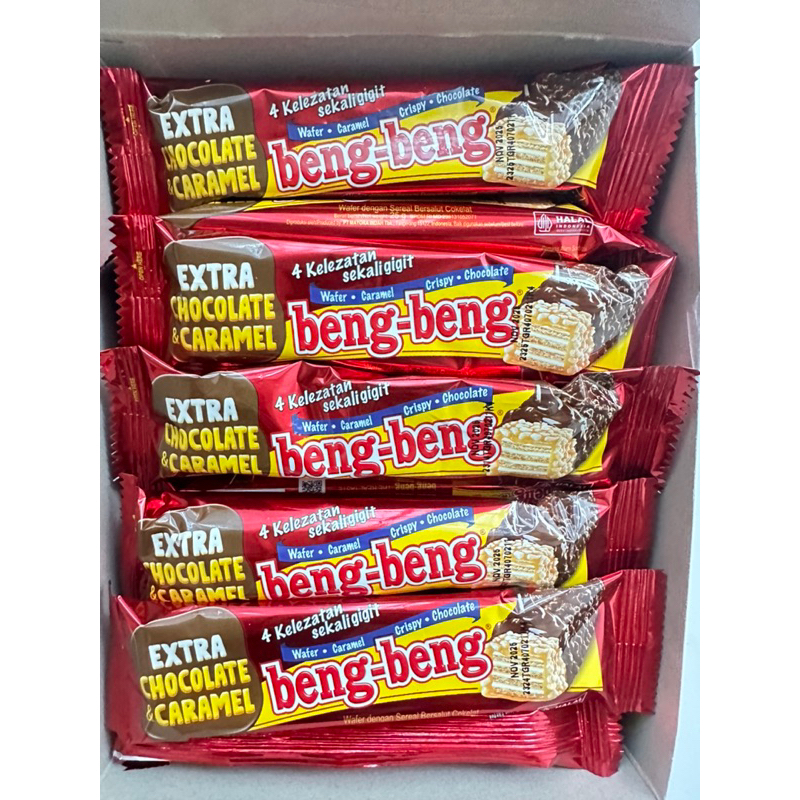 

1 Box Beng-Beng Wafer Caramel Crispy Chocolate isi 17pcs