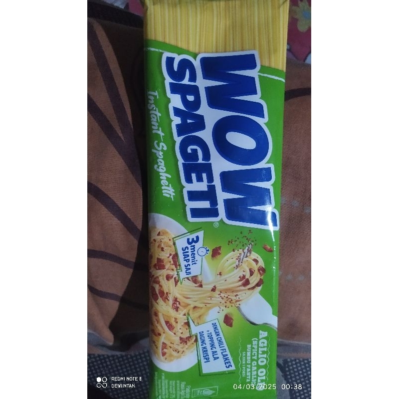 

spagetti wow spicyy garlic