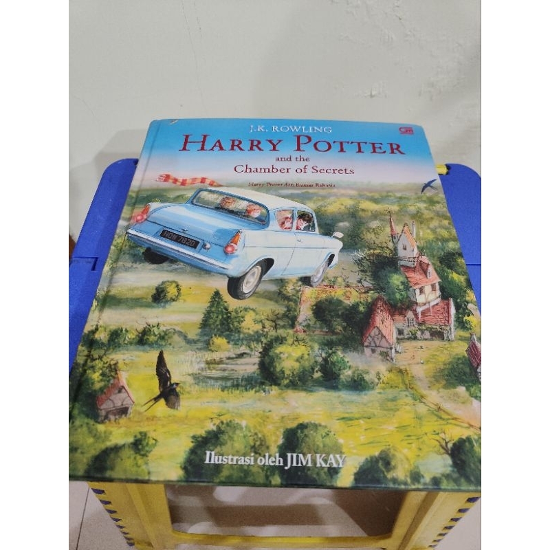 novel original harry potter 2 and the chamber of secrets ilustrasi illustrated ori dan kamar rahasia