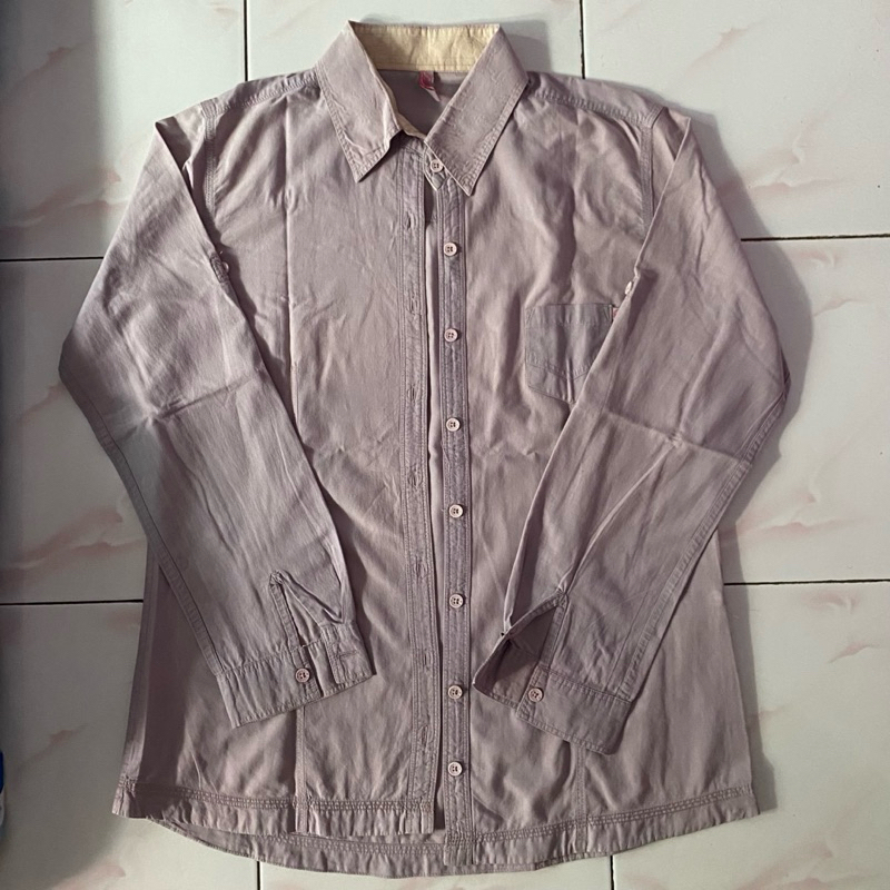 Kemeja lilac wanita / Kemeja Rilley