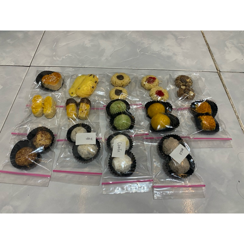 

Tester / Sampel Kue Kering 14 varian