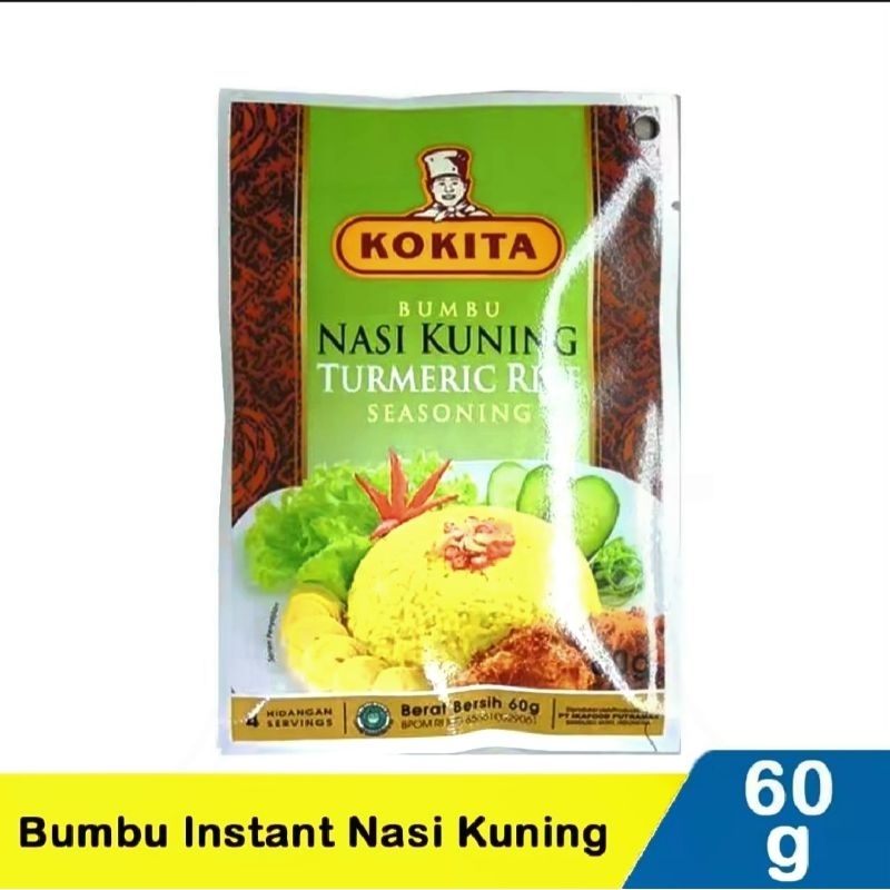 

Kokita Bumbu nasi kuning turmeric rice seasoning 60gr