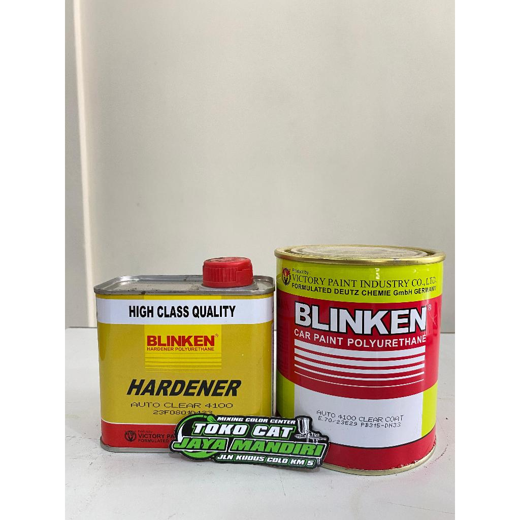 Blinken Clear Coat Autoclear 4100 + Hardener Clear Gloss PU isi netto 1.5liter