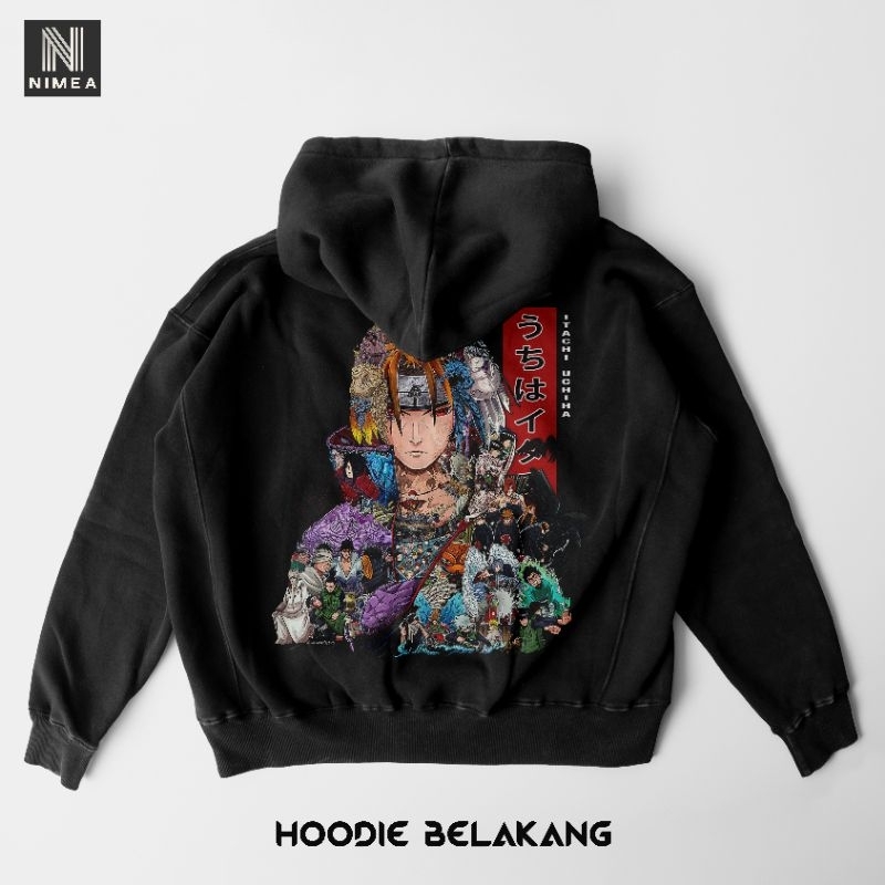 Jaket Hoodie Anime Itachi Uchiha Story - Nimea