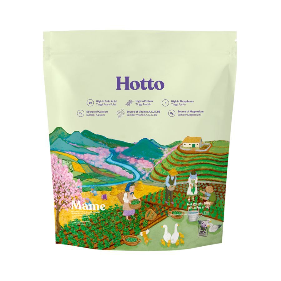 

HOTTO MINUMAN SERBUK SEREAL EDAMAME 12S PCH 360 GR 8997017826506