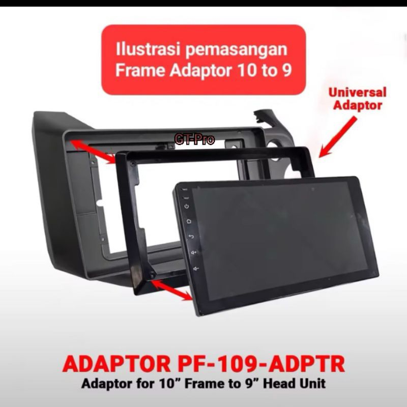 Frame Adaptor Headunit 9inchi to 10inchi dan 10inchi to 9inchi