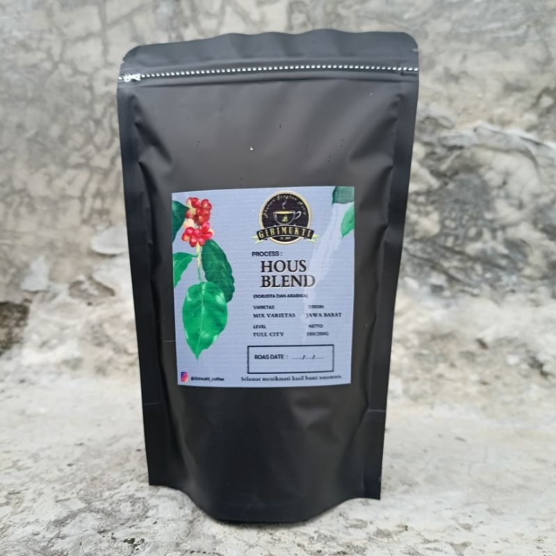 

kopi bubuk siap seduh hous blend 40℅arabika 60℅robusta