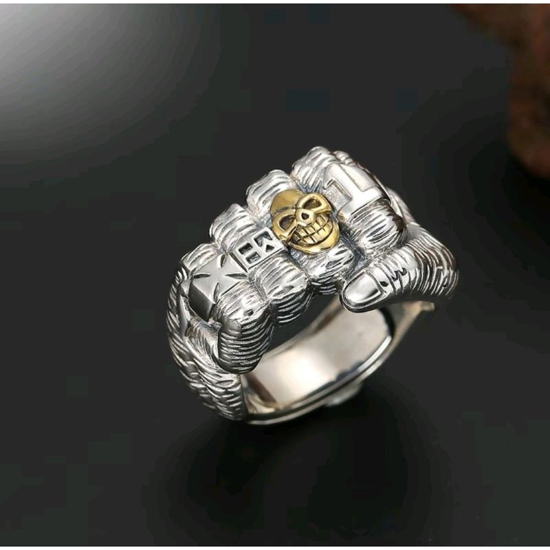 cincin stainless steel/cincin pria/cincin retro/cincin vintage
