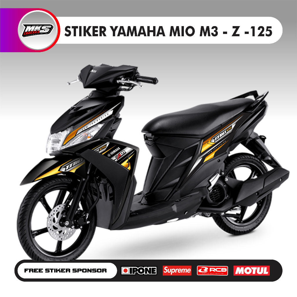 Stiker Mio125, MIO M3, MIO Z - Striping Mio125, MIO M3, MIO Z - Decal Mio125, MIO M3, MIO Z