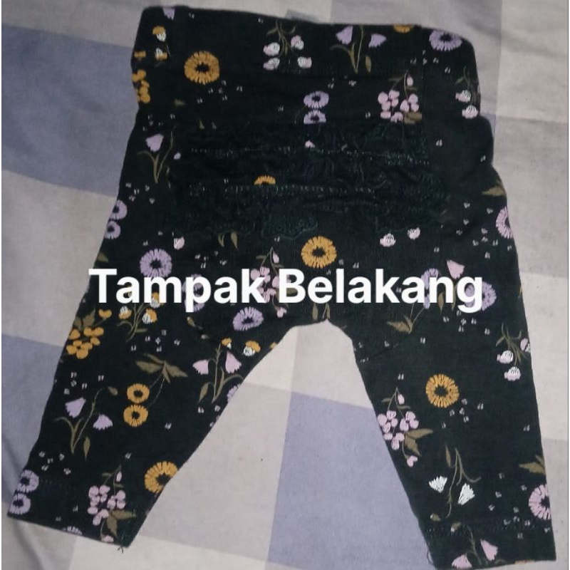 Preloved set jumper+ celana bayi perempuan size new born-6 bulan