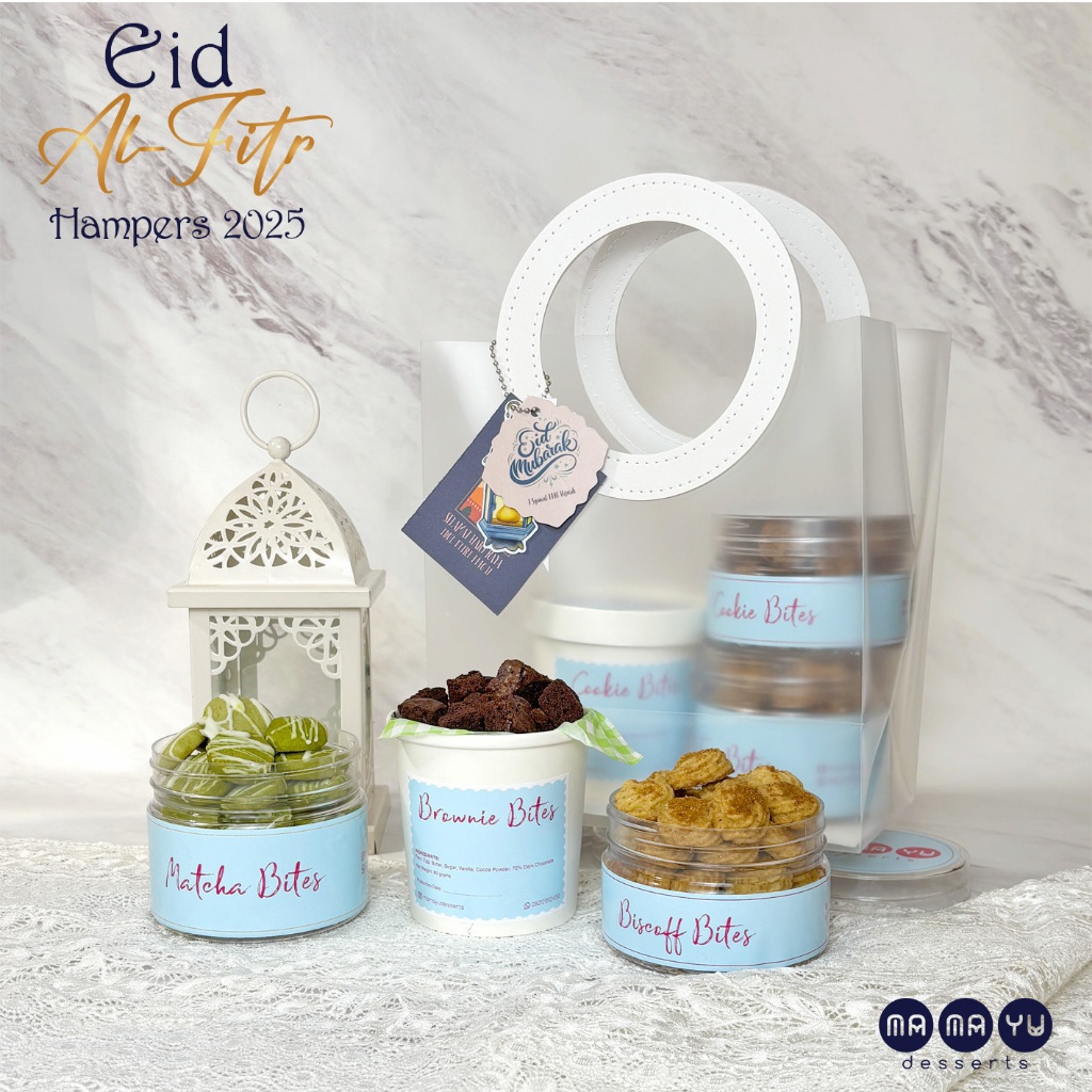 

Hampers C | Hampers Idul fitri lebaran eid mubarak hampers Kue kering cookies Hampers | Matcha cookies coffee cookies bites