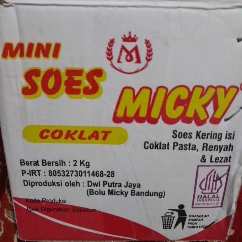 

SOES COKELAT MICKY PERDUS 2KG II KUE SOES KERING