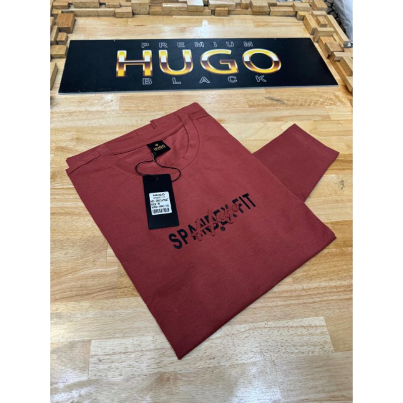 KAOS HUGO LENGAN PANJANG ORIGINAL 100% SPANDEX