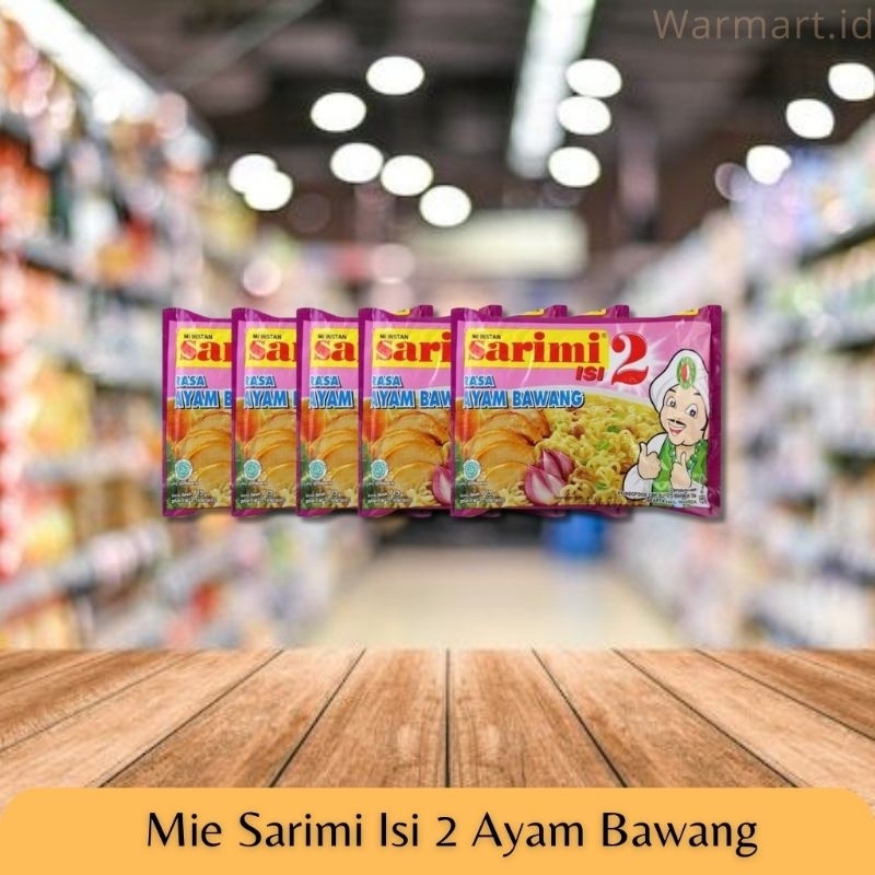 

Mie Instant - Sarimi Isi 2 Rasa Ayam Bawang 115 g ×5pcs