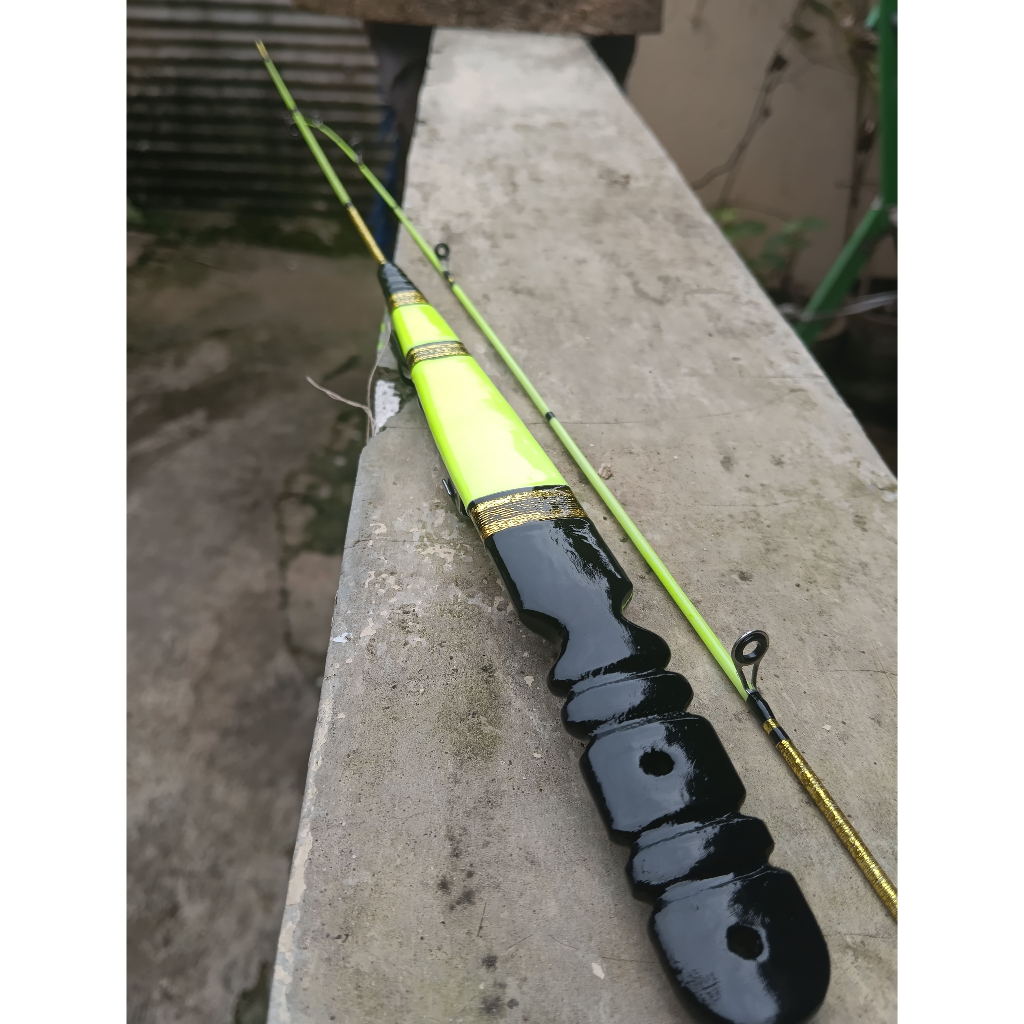 Joran wader premium super lentur 150cm (yellow stabilo)