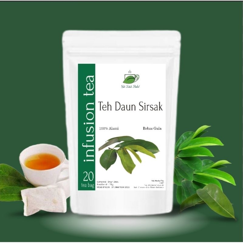 

TEH DAUN SIRSAK / GRAVIOLA LEAF TEA (20 tea bag)