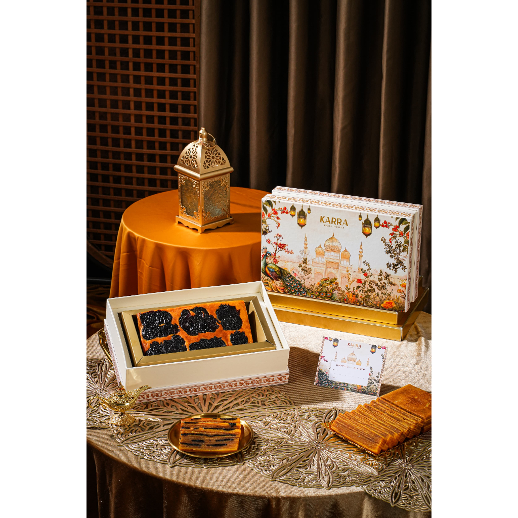 

Karrai Bake House - Hampers Idul Fitri - Mahnoor (ماه نور) Edition - Lapis Legit Premium Wysman
