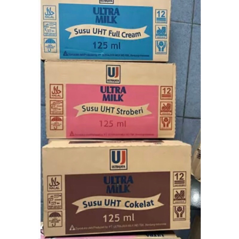 

Susu UHT Ultra Milk 125 Ml (1 dus isi 40 pcs)
